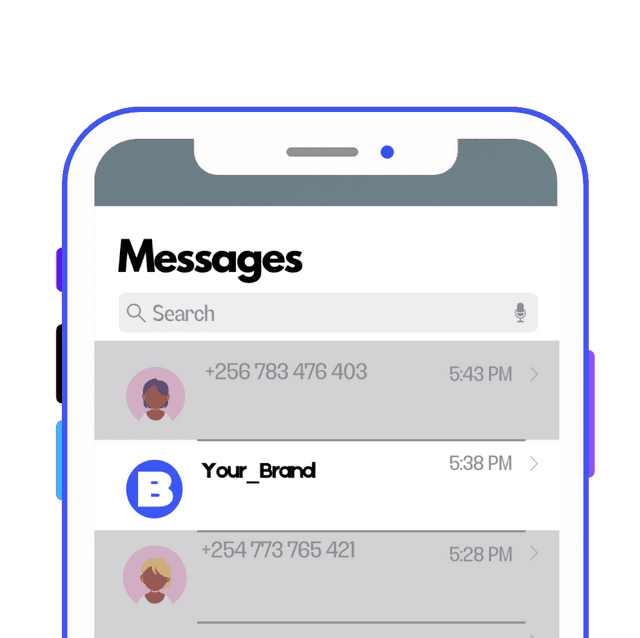 SMS Sender ID Example